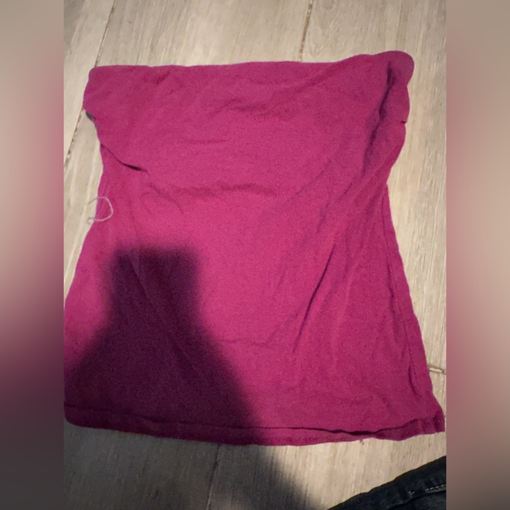 Purple tube top